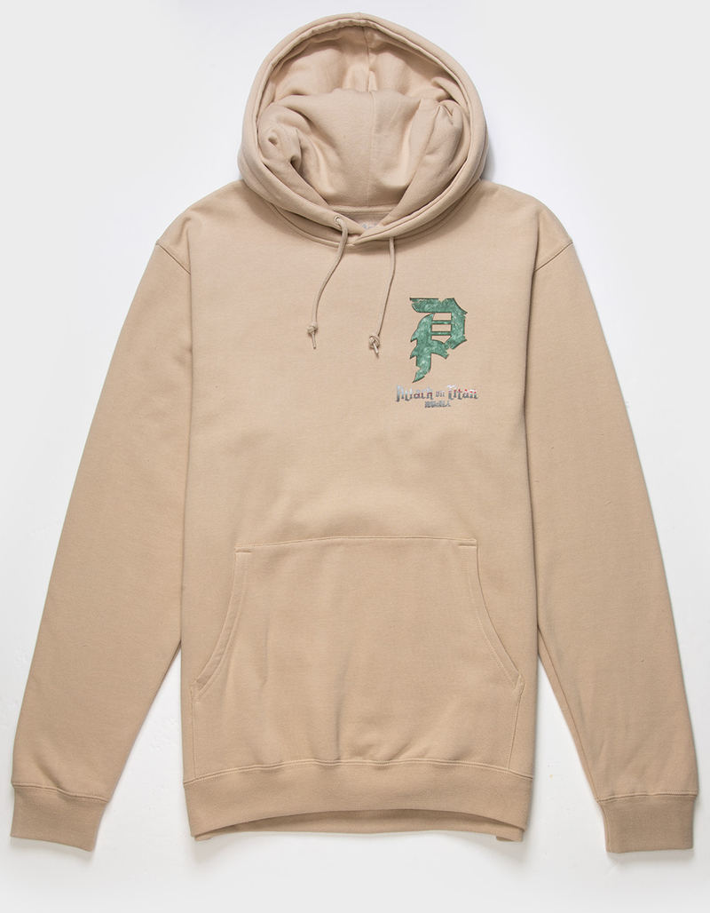 PRIMITIVE x Attack On Titan Reiner Dirty P Mens Hoodie image number 1
