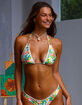 KULANI KINIS Golden Hour Crochet Triangle Bikini Top image number 1