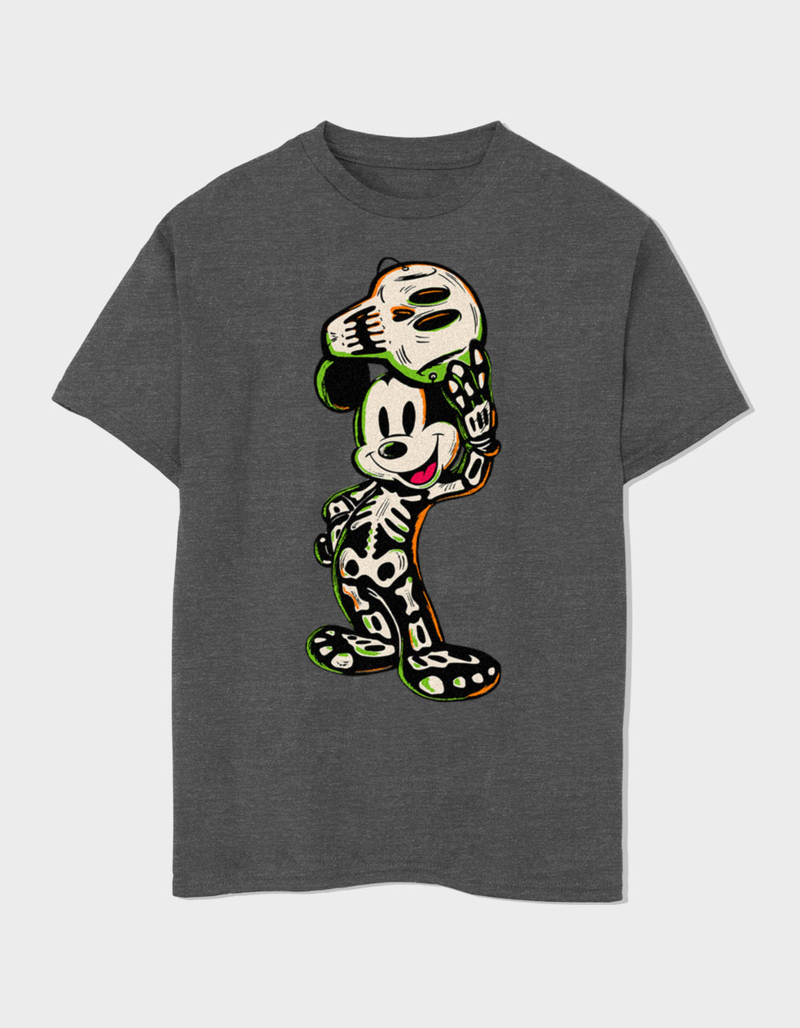 DISNEY 100TH ANNIVERSARY Mickey Skeleton Unisex Kids Tee image number 0