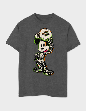 DISNEY 100TH ANNIVERSARY Mickey Skeleton Unisex Kids Tee Primary Image