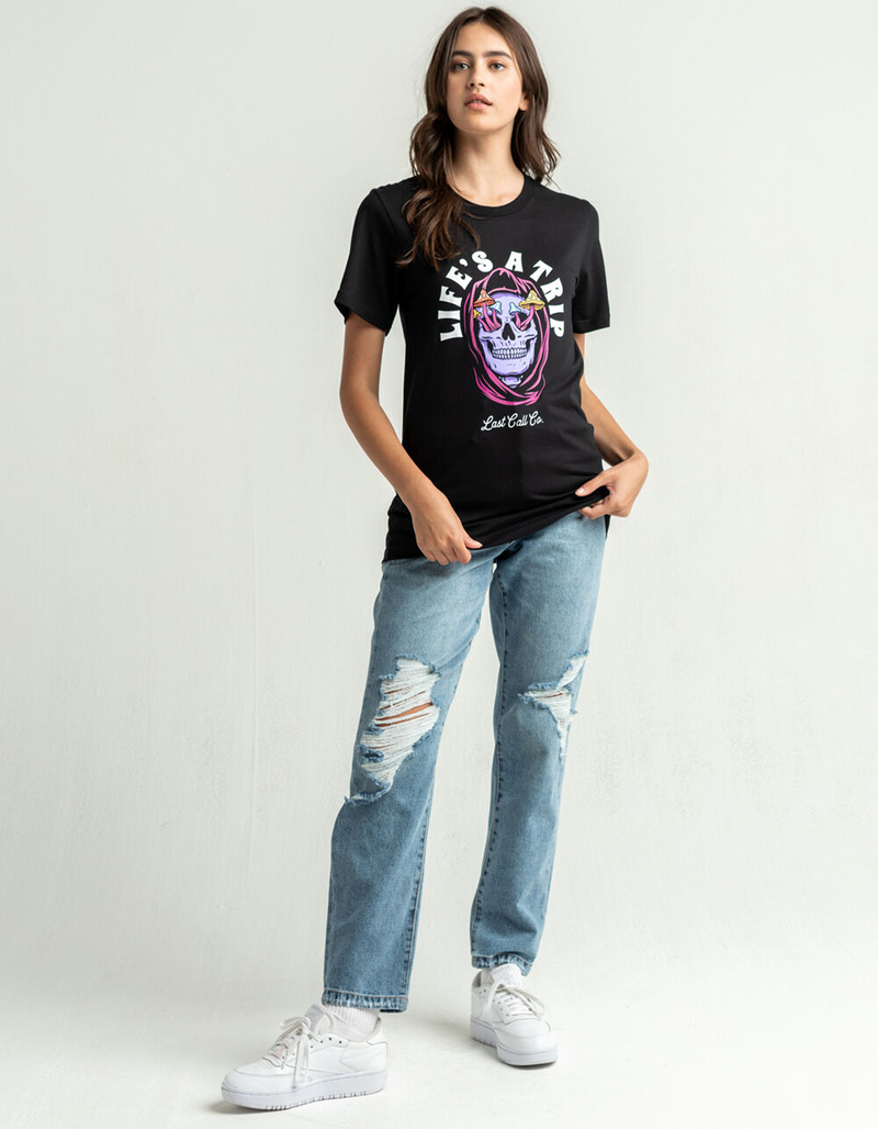 LAST CALL CO. Trip Womens Oversized Tee image number 3