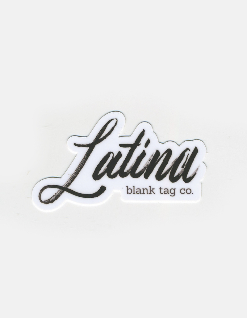 BLANK TAG CO. The Latina Sticker image number 0