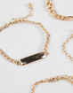 FULL TILT 4 Pack Heart/Chain Bracelets image number 3