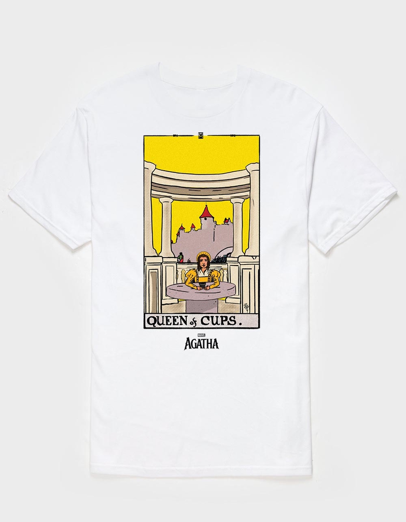 AGATHA ALL ALONG Queen Of Cups Card Unisex Tee image number 0