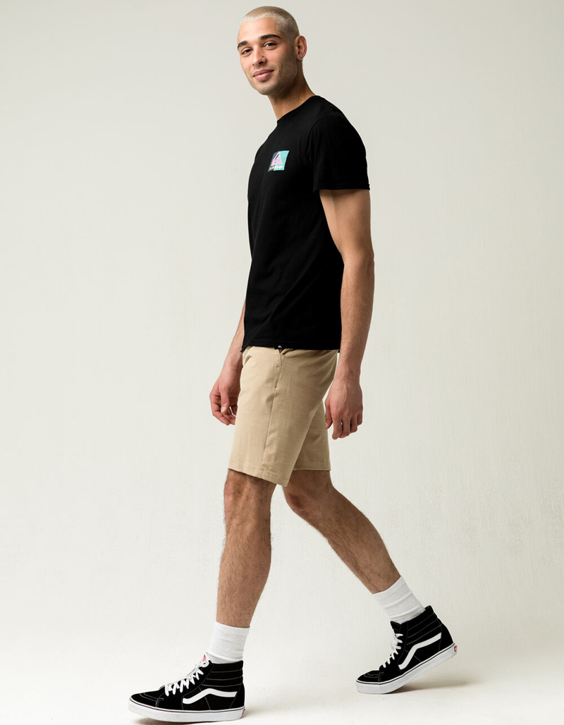 RIP CURL Jackson Boardwalks Mens Khaki Hybrid Shorts image number 2