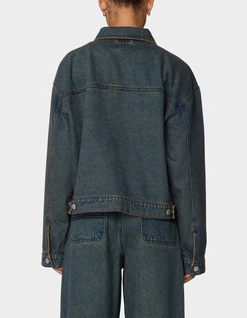 OBEY Ines Womens Denim Jacket Alternative Image