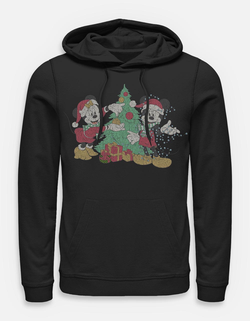 DISNEY Tree Decorating Distressed Unisex Hoodie image number 0