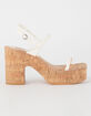 DOLCE VITA Jodie Cork Wedge Womens Heels image number 2