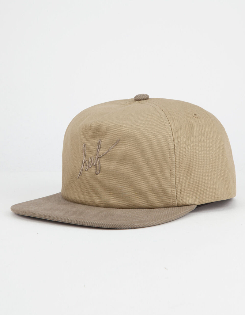 HUF Script Mens Snapback Hat image number 0