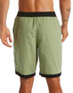 NIKE Funfetti Racer Mens Olive Boardshorts image number 6