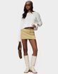 EDIKTED Roney Stud Faux Suede Mini Skort image number 5