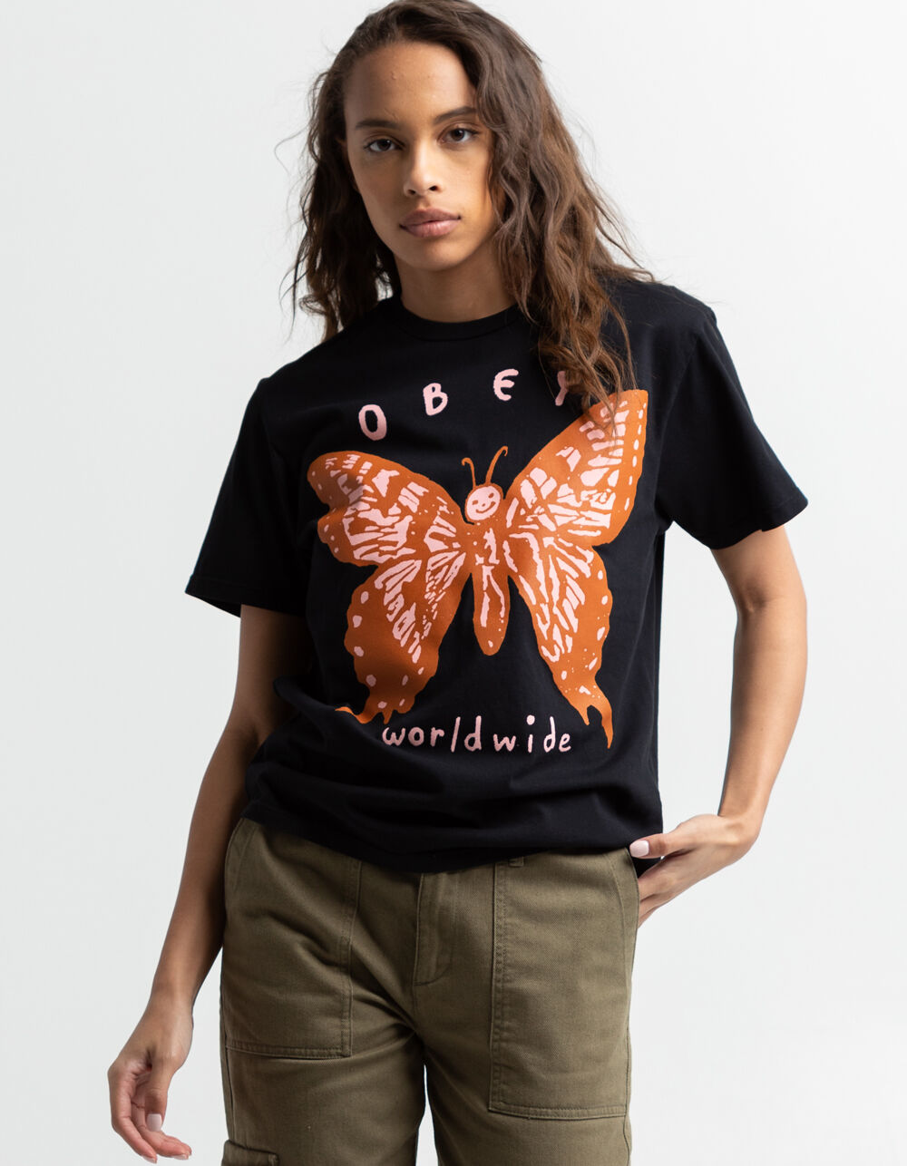 OBEY Social Butterfly Womens Oversized 
