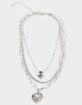 FULL TILT Layered Heart Pendant Necklace image number 1