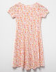 HEART AND ARROW Floral Cinch Front Girls Dress image number 2