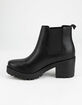 SODA Lug Sole Womens Chelsea Boots image number 3