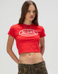 VON DUTCH Oval Logo Womens Baby Tee image number 1