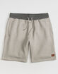 BILLABONG Balance Mens Heather Gray Sweat Shorts image number 1