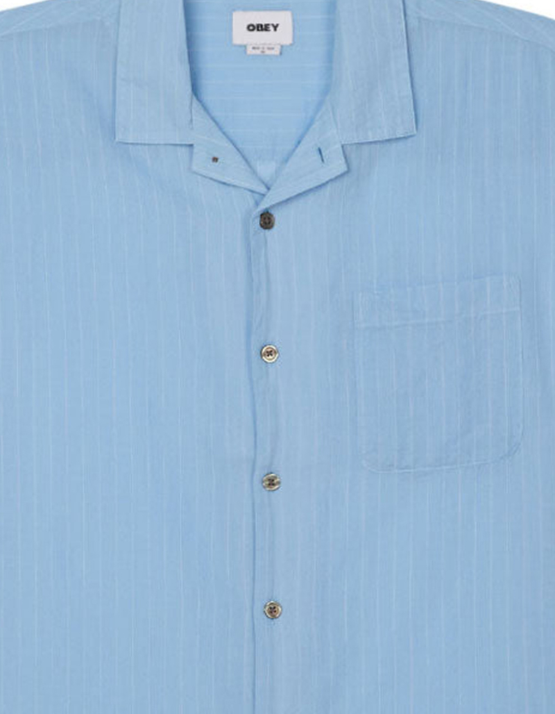 OBEY Donnie Mens Button Up Shirt image number 1