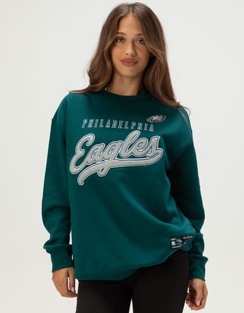 PHILADELPHIA EAGLES Script Womens Crewneck Sweatshirt Primary Image