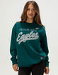 PHILADELPHIA EAGLES Script Womens Crewneck Sweatshirt image number 1