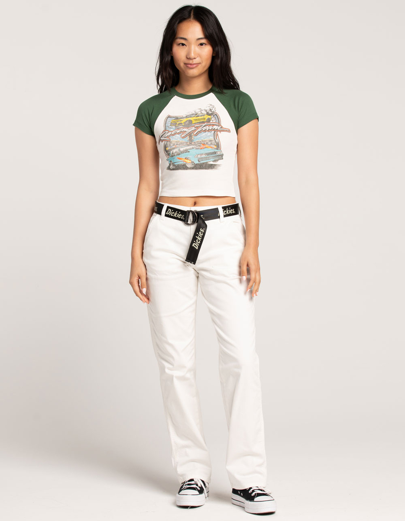 FULL TILT Racing Team Womens Raglan Baby Tee image number 3