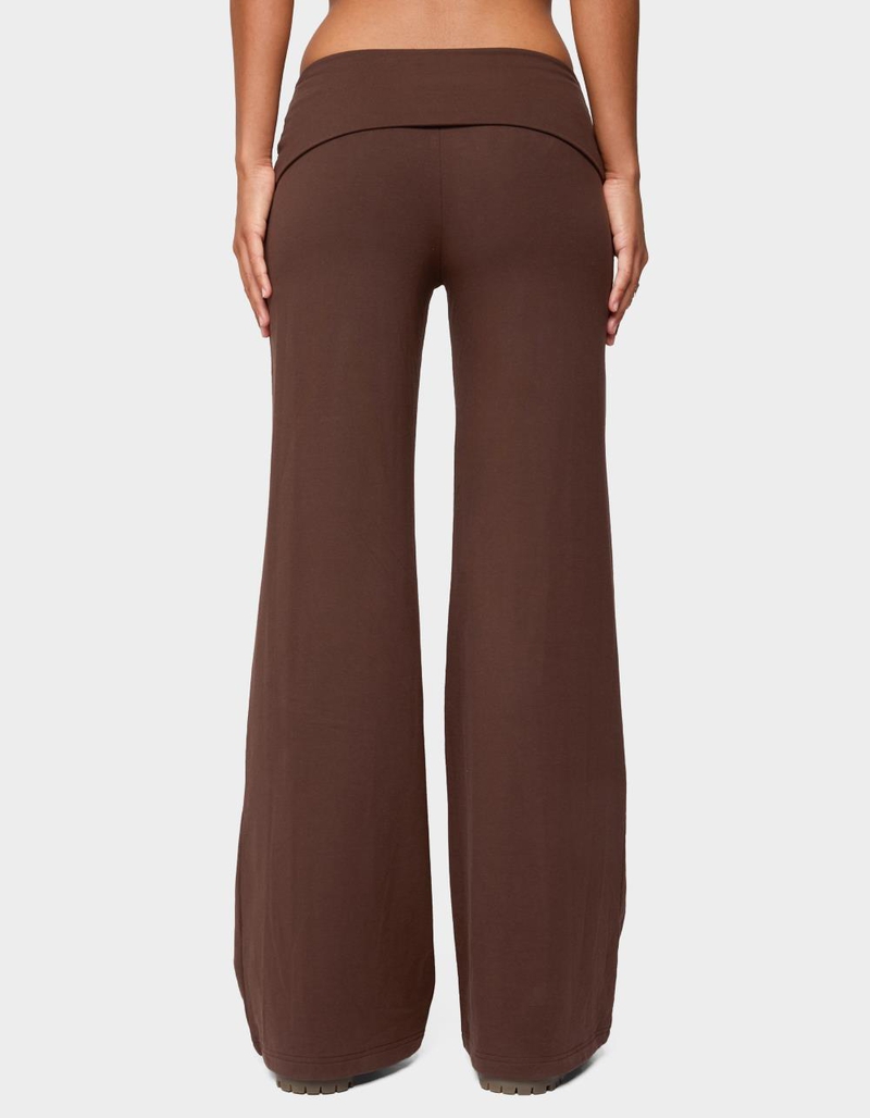 EDIKTED Wide Leg Fold Over Pants image number 2