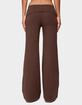 EDIKTED Wide Leg Fold Over Pants image number 3