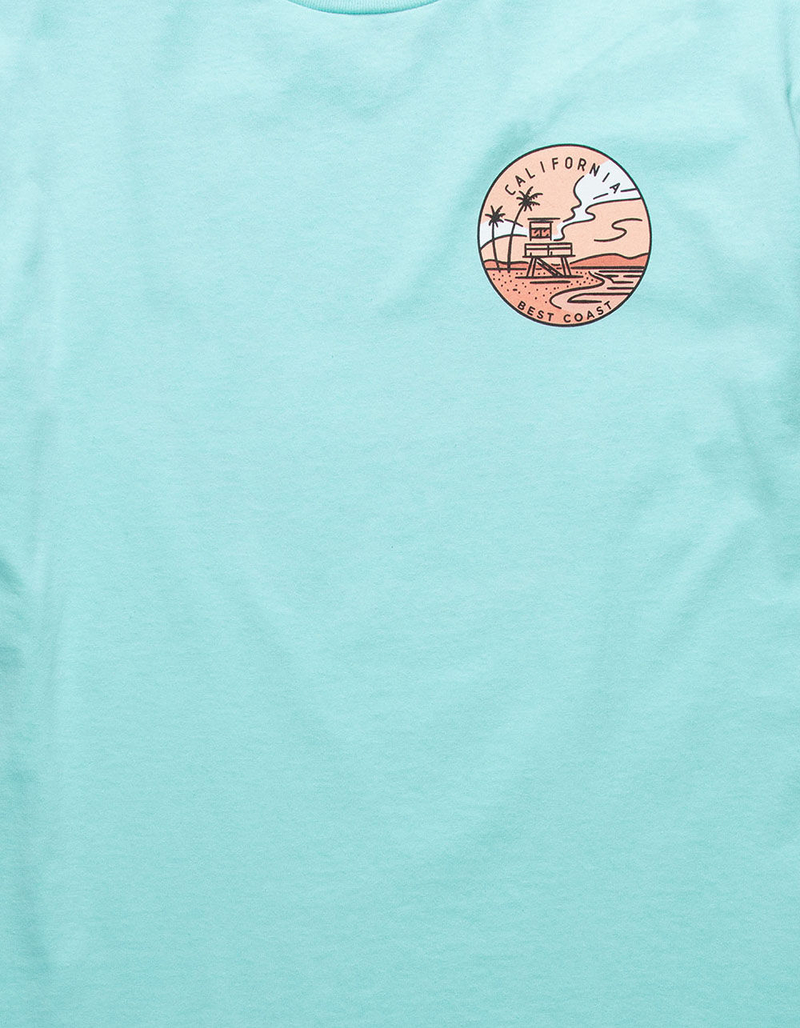 BLUE CROWN Best Coast Mens Tee MINT Tillys