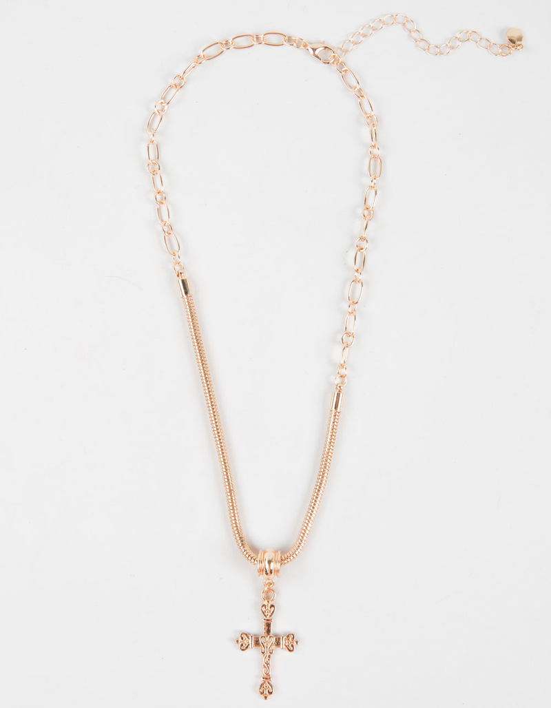 FULL TILT Cross Chain Necklace image number 0