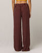 SKY AND SPARROW Stripe Womens Wide Leg Pants image number 3