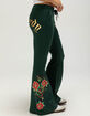 ED HARDY Snake Rose Womens Bootcut Sweatpants image number 4