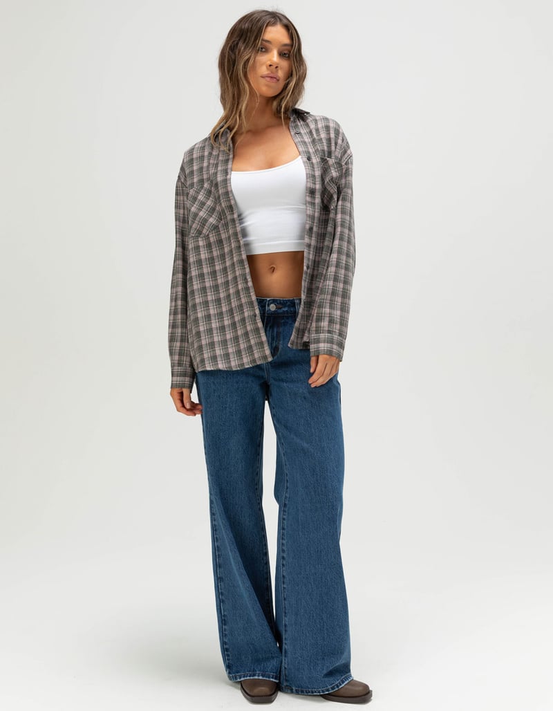 RSQ Womens Oversized Flannel image number 1