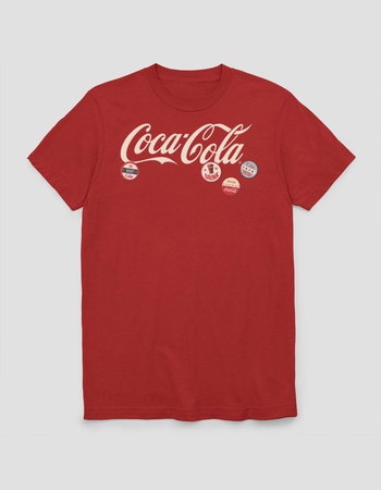 COCA-COLA Button Unisex Tee Primary Image