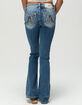 MISS ME Maddox Womens Low Rise Bootcut Jeans image number 3