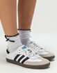 FULL TILT 3 Pack Ruffle & Bow Womens Socks image number 3