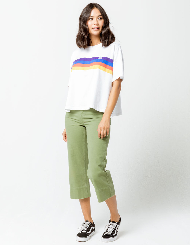 VANS Rainee White Womens Tee image number 3