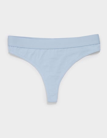 FULL TILT Waistband Cotton Thong Primary Image