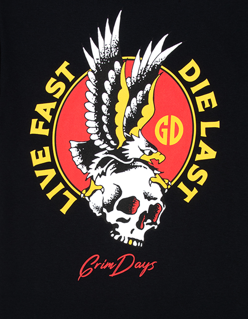 GRIM DAYS Live Fast Mens Tee image number 2