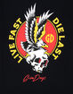 GRIM DAYS Live Fast Mens Tee image number 3