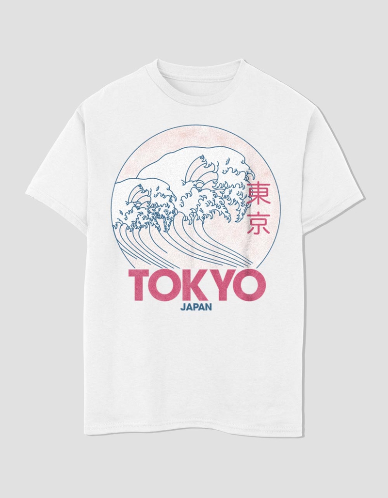 DESTINATION Tokyo Vintage Wave Unisex Kids Tee image number 0