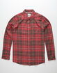 HURLEY Vedder Mens Red Shirt image number 1