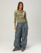 BDG Urban Outfitters Tokyo Womens Long Sleeve Henley Top image number 2