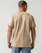 RSQ Solid Mens Oatmeal Pocket Tee image number 4