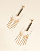 WEST OF MELROSE Clear Dangle Earrings image number 2