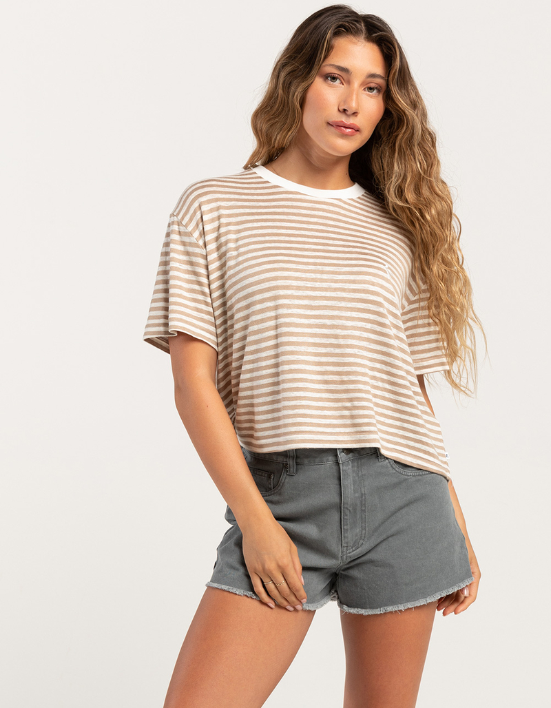 RUSTY Jade High Rise Womens Denim Shorts image number 0