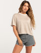 RUSTY Jade High Rise Womens Denim Shorts image number 1