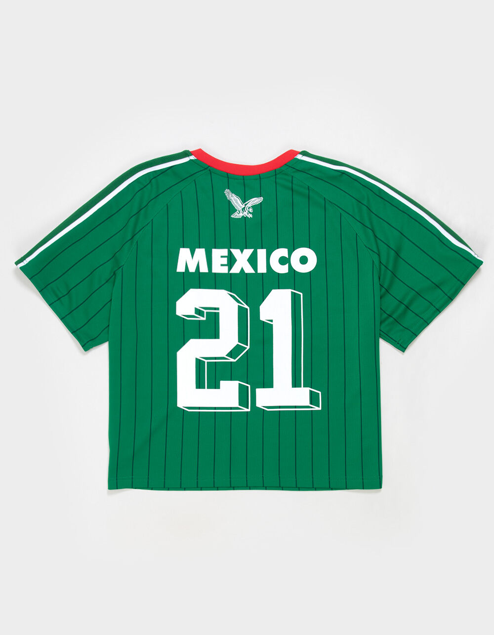 RSQ Mens Mexico Baggy Crop Soccer Jersey - GREEN - M | Tillys