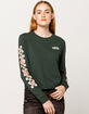 VANS Floral Womens Crop Tee image number 2