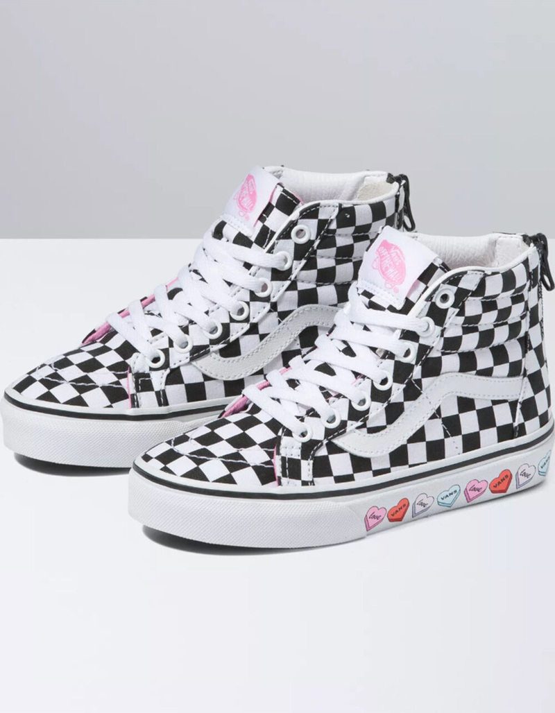 VANS Candy Hearts Sk8- Hi Zip Girls Shoes image number 0