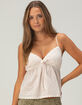 RSQ Womens Floral Babydoll Cami image number 1